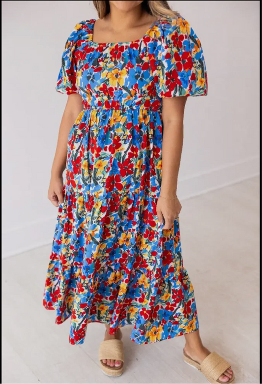 Grace +Emma Floral Dress