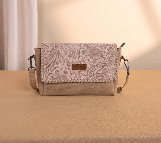 Wrangler Floral Tooled Card Wallet/Wristlet