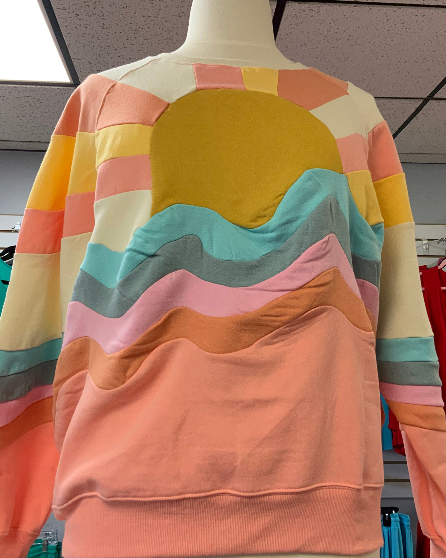 Simply Southern Crew Patch Sun Sweatshirt