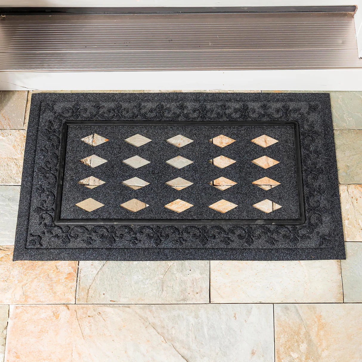 EvergreenEmbossed Floor Sassafras Mat Tray