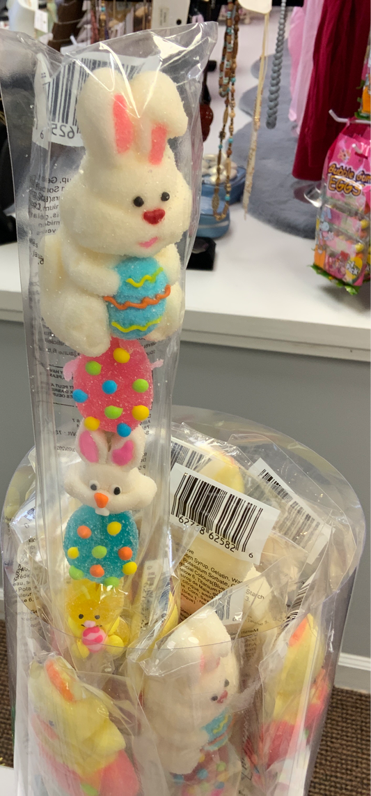 Easter Marshmallow Kabobs