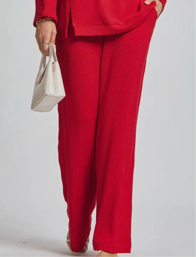 Dear Scarlett Cowl Ribbed Pants