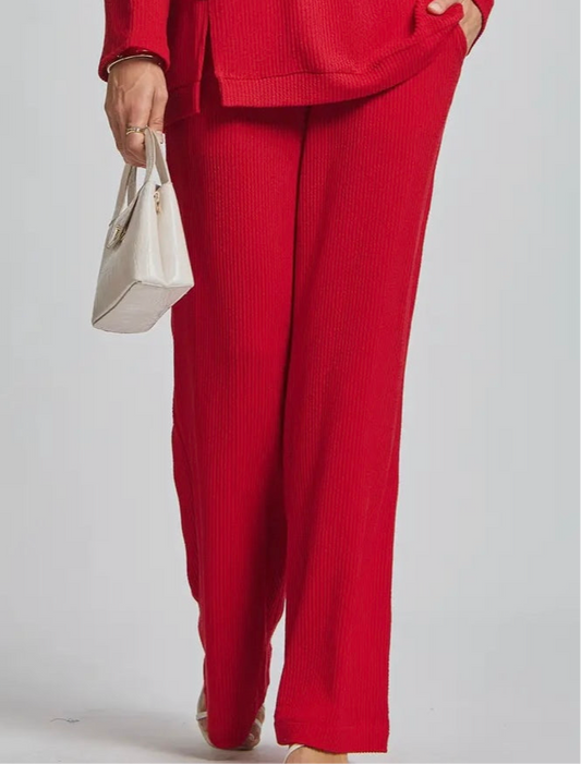 Dear Scarlett Cowl Ribbed Pants