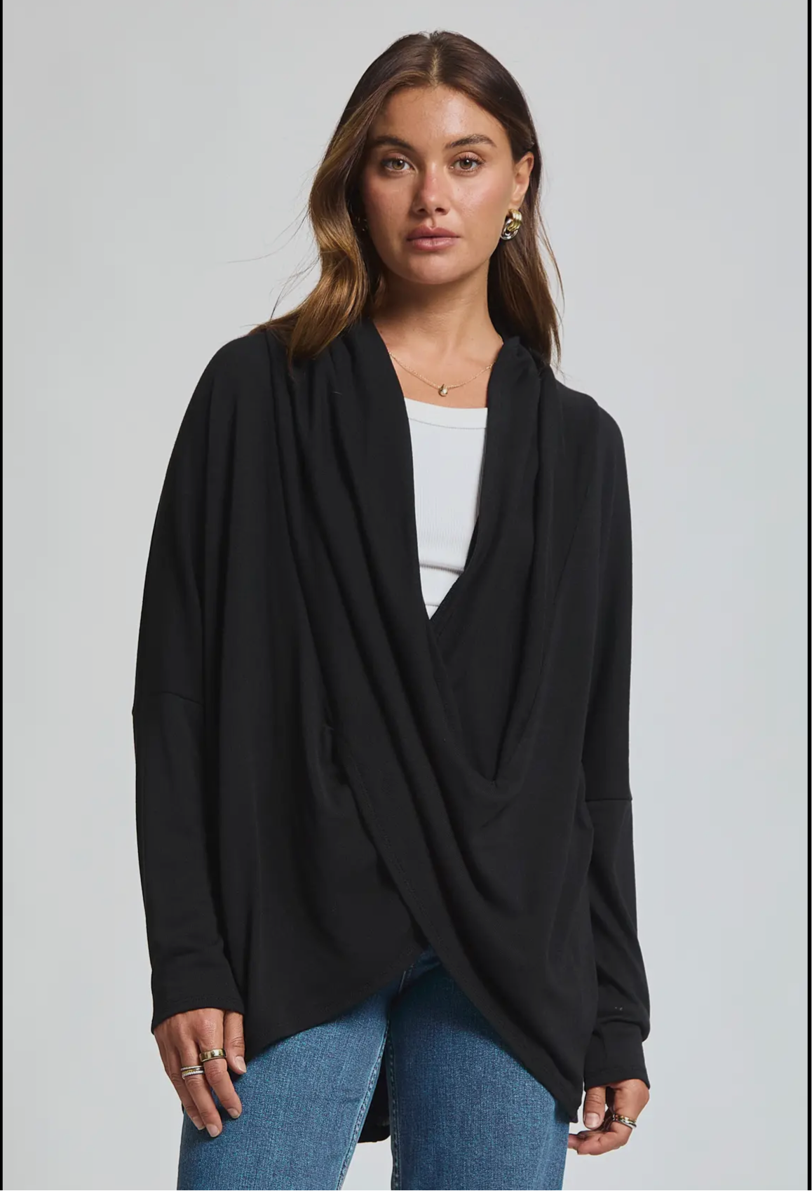 Dear Scarlett Drape Hacci Wrap