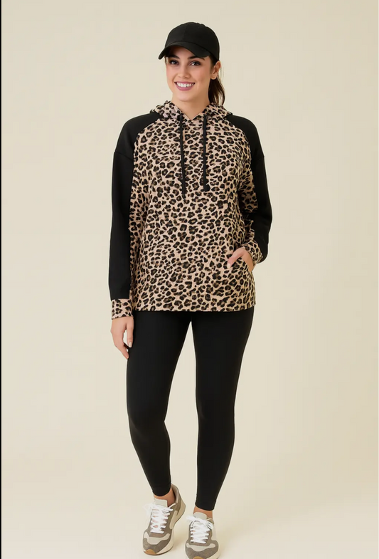 Animal Print Silky Soft Hoodie