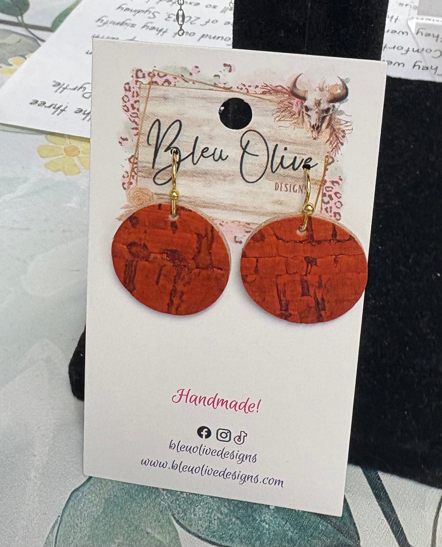 Bleu Olive Fall Earrings