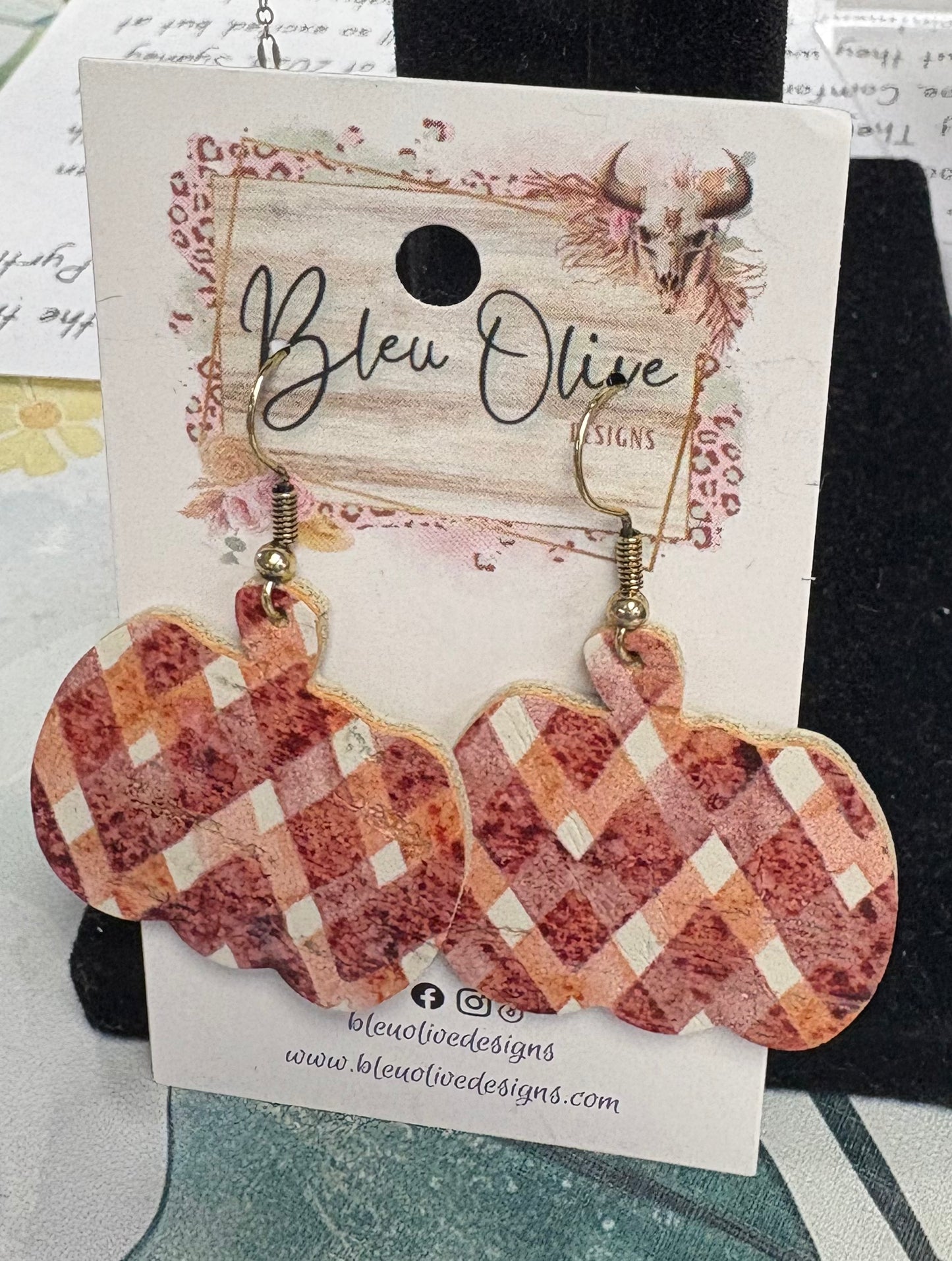 Bleu Olive Fall Earrings