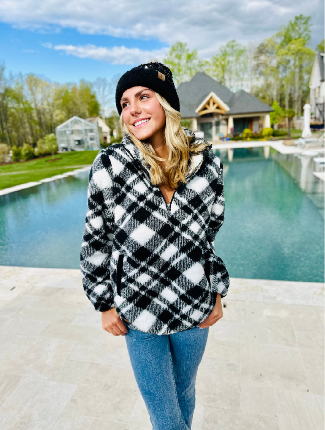 Simply Southern Pullover Plaid