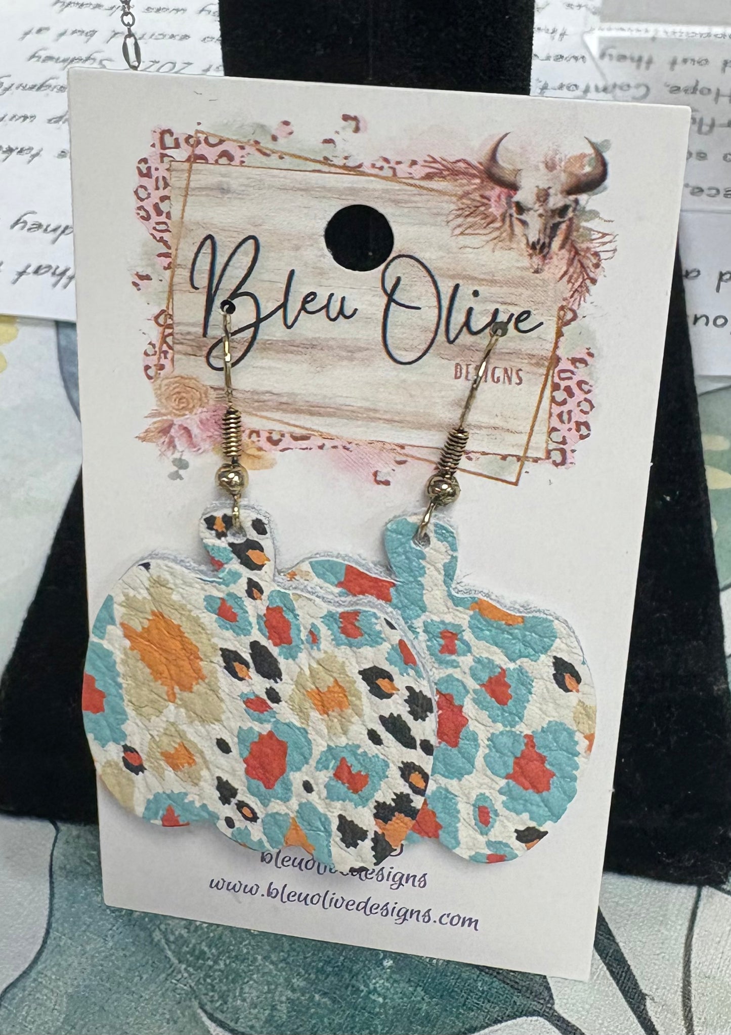 Bleu Olive Fall Earrings