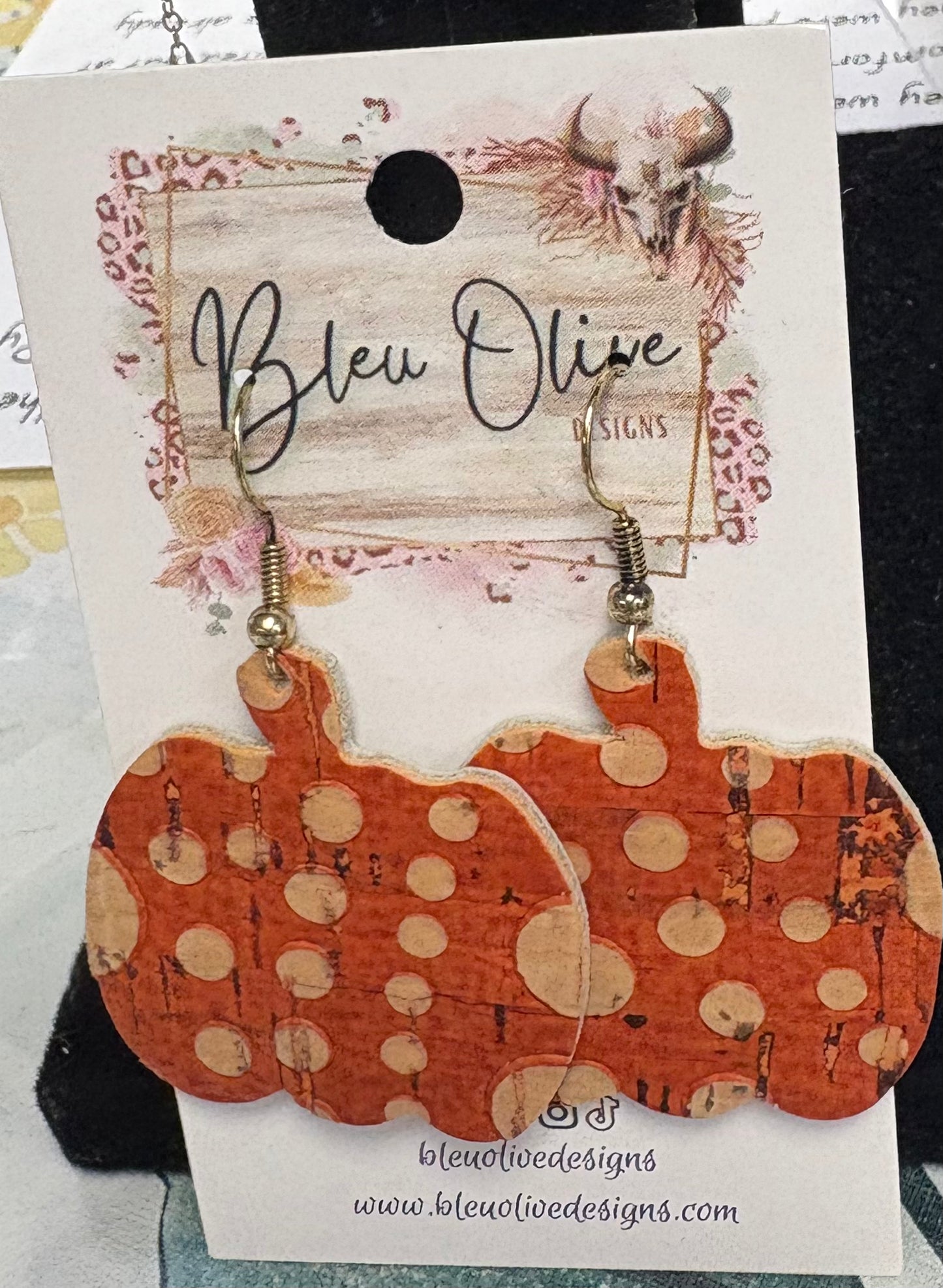 Bleu Olive Fall Earrings