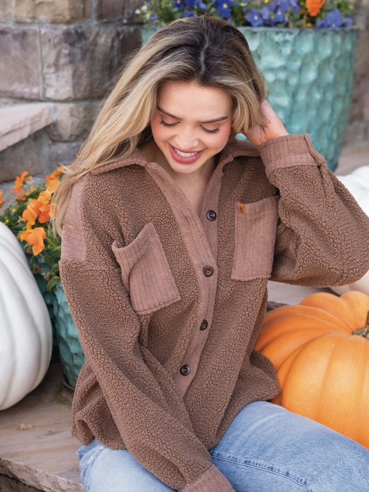 Simply Southern Soft Fleece Brown