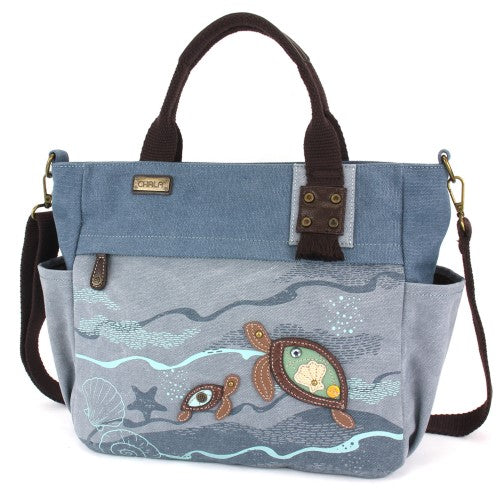 Chala Canvas Print Pocket Tote