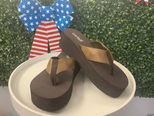 Corkys mai tai flip flops