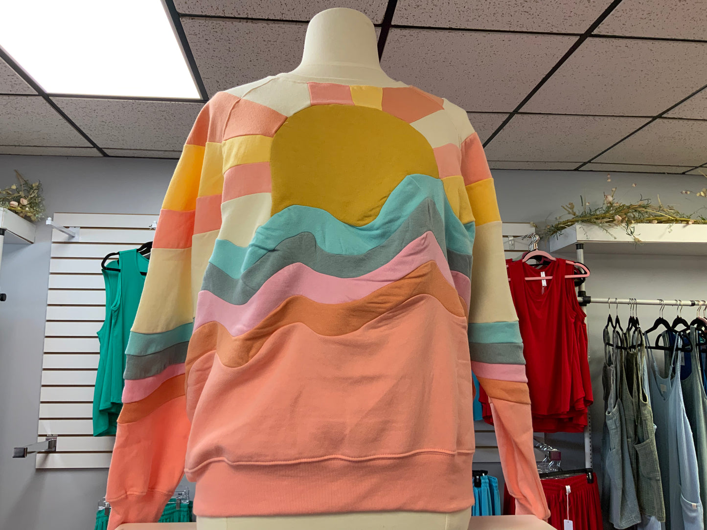 Simply Southern Crew Patch Sun Sweatshirt