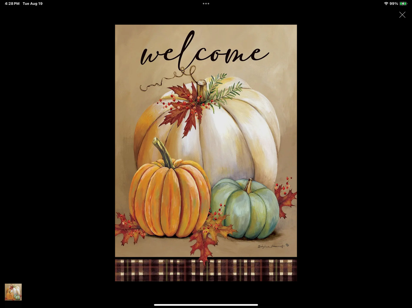 Custom Decor Garden Flag