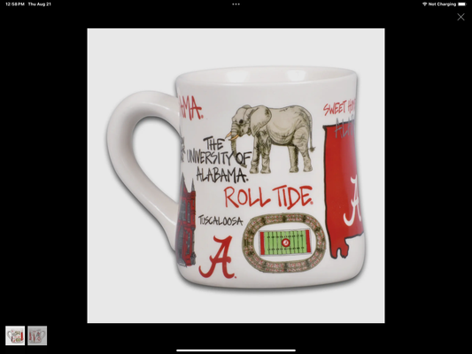 Ceramic College Coffee Mugs