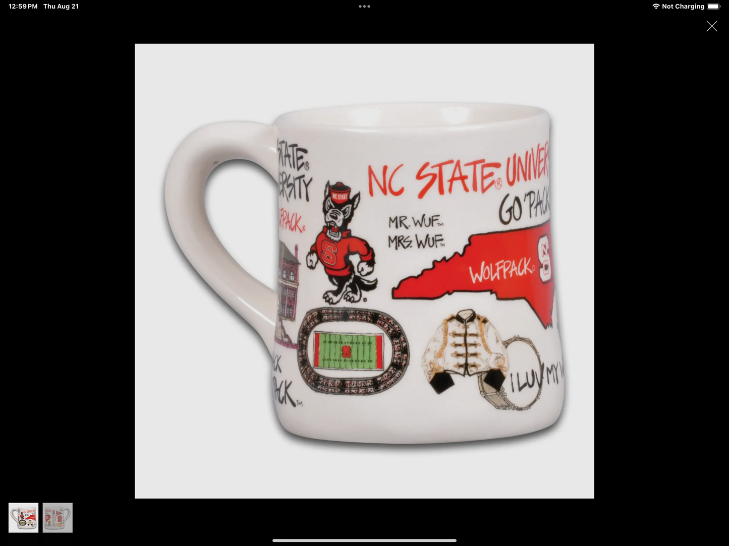 Ceramic College Coffee Mugs
