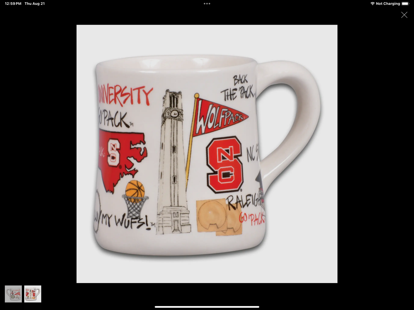 Ceramic College Coffee Mugs