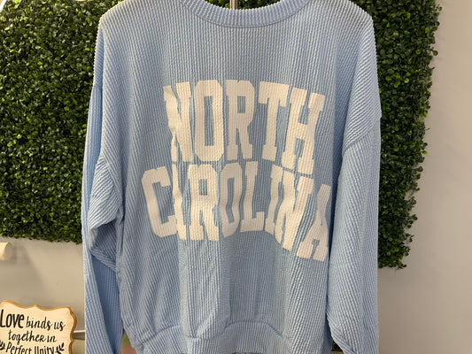 North Carolina Oversized Graphic Sweatshirt