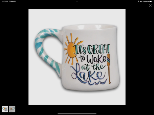 Ceramic It’s Great to Wake