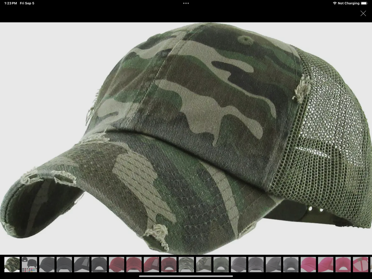 Vintage Mesh Baseball Cap