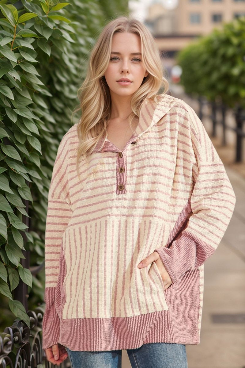 Heimish Plus Long Sleeve Hoodie Top