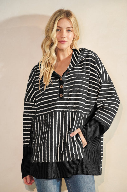 Heimish Long Sleeve Hoodie Top