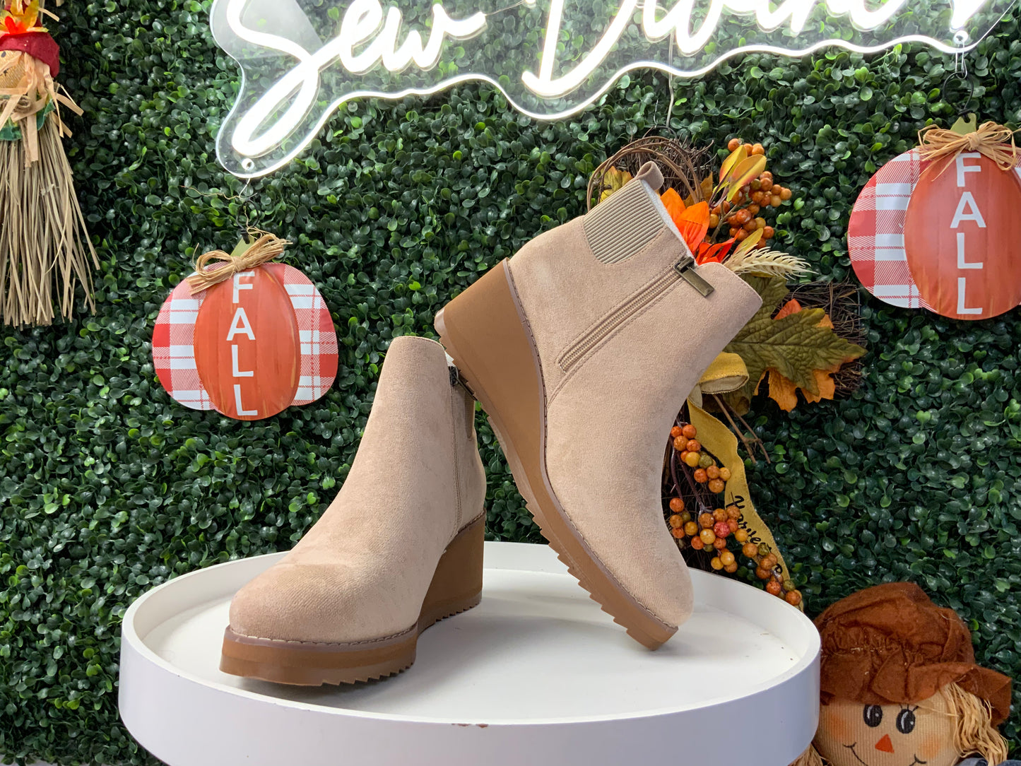 Corky’s Faux Suede Apple Sauced