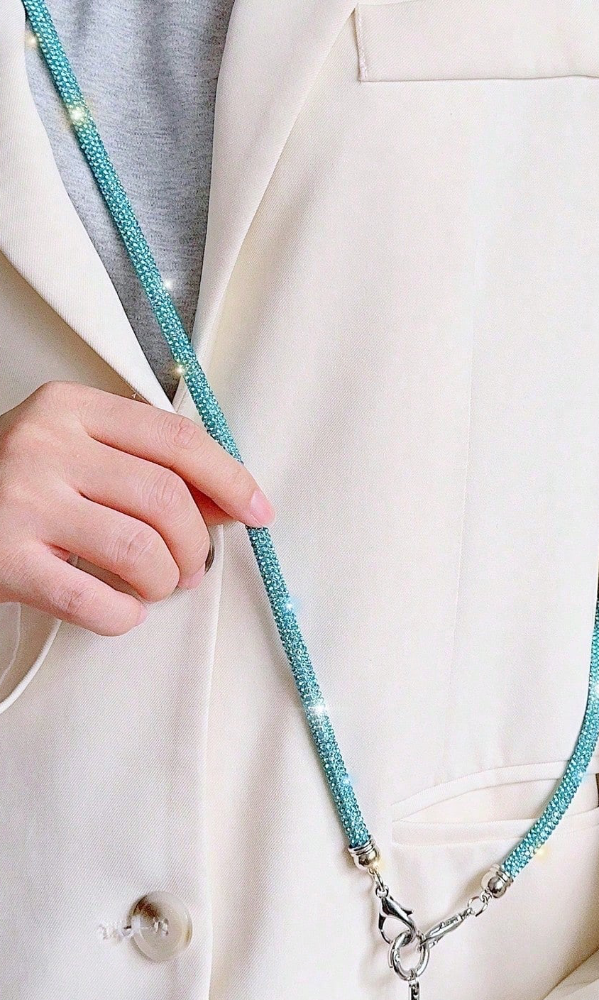 Rhinestone Strap Crossbody with Phone Tet