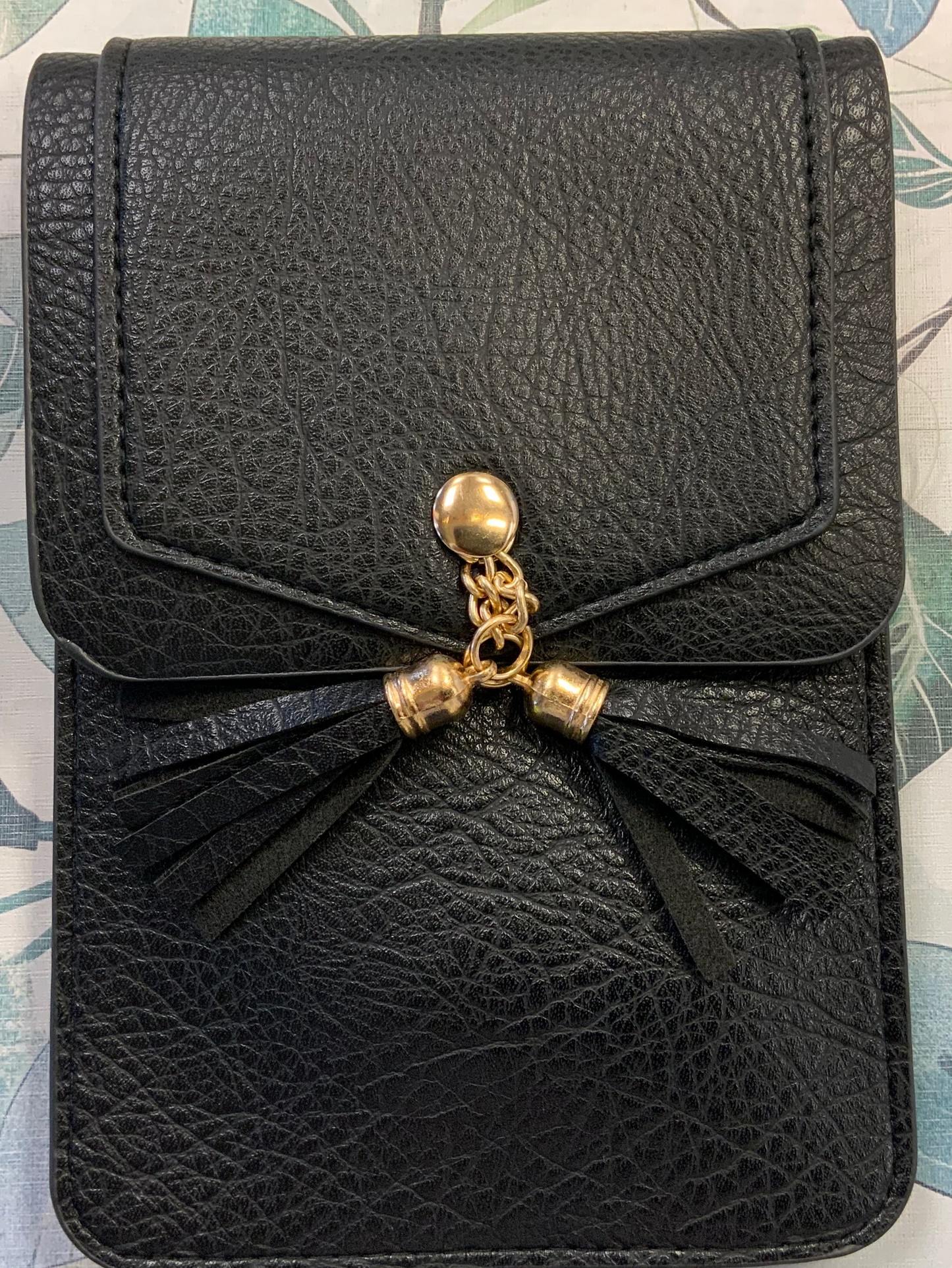 Crossbody Cell Phone Bag with Small Tassel