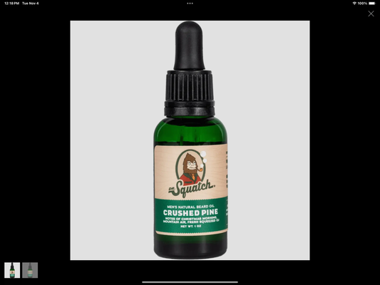 Dr Squatch Beard Oil
