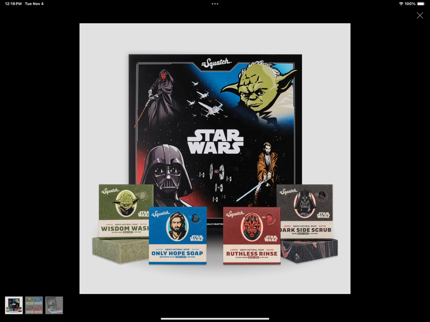 Dr Squatch Special Edition of Star Wars Collection