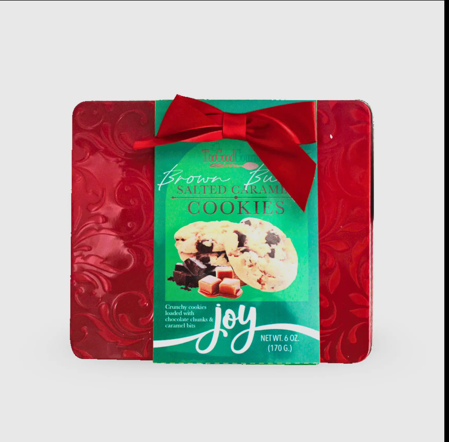 Christmas Elegant Salted Caramel Chocolate Tin