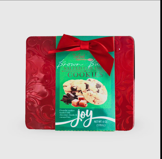 Christmas Elegant Salted Caramel Chocolate Tin
