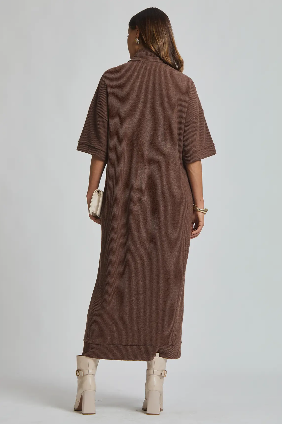 Dear Scarlett Relaxed Fit Ribbed Maxi Dress