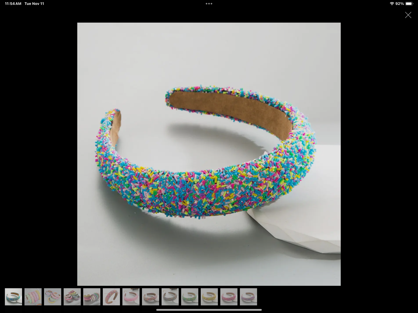 Headband Ice Cream Cake