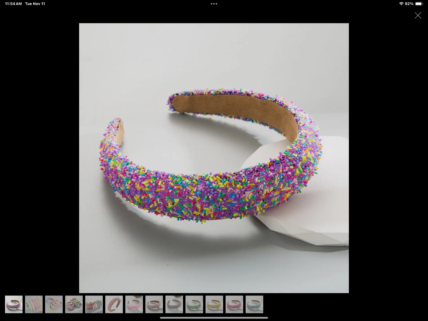 Headband Ice Cream Cake