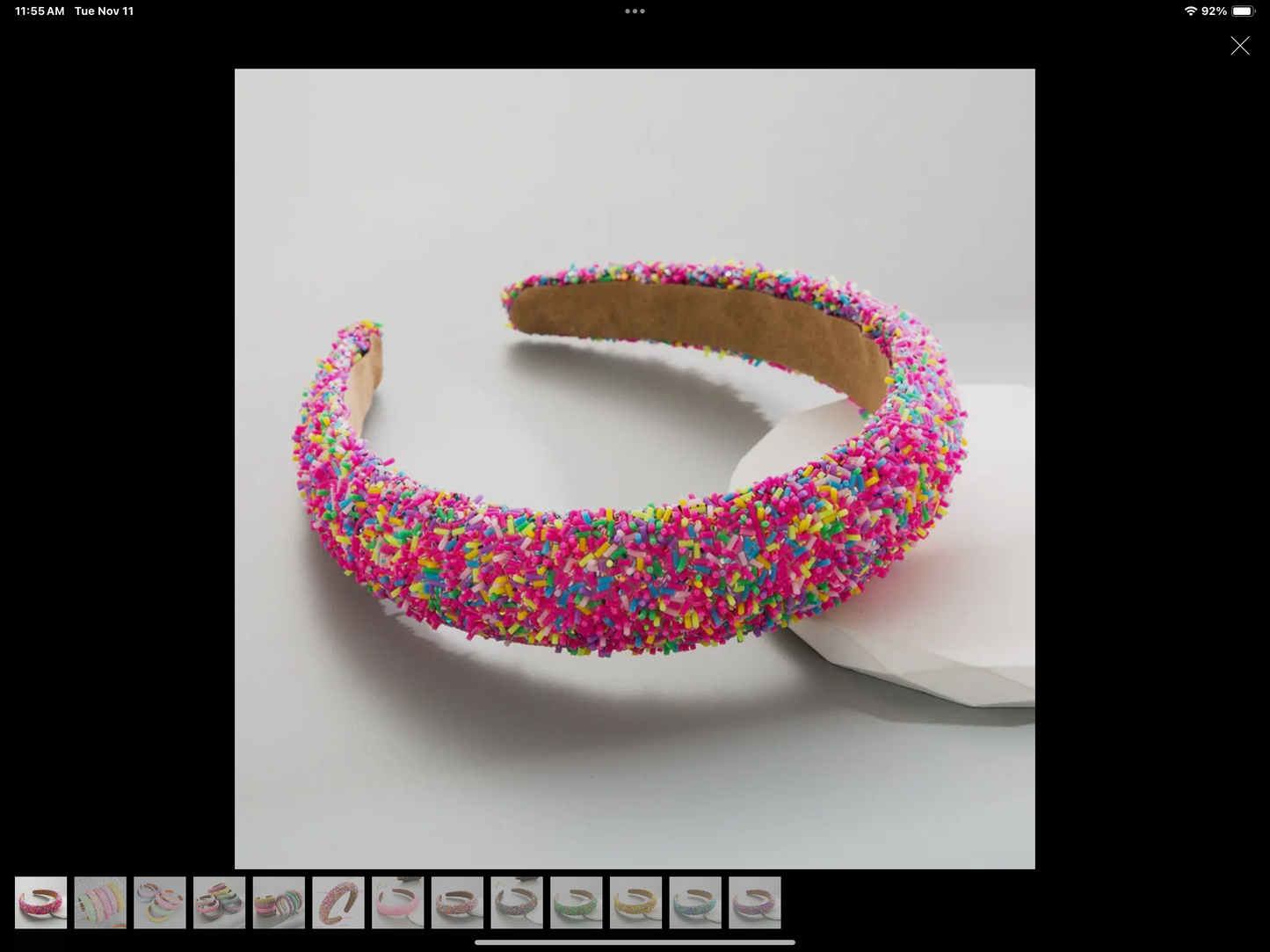 Headband Ice Cream Cake