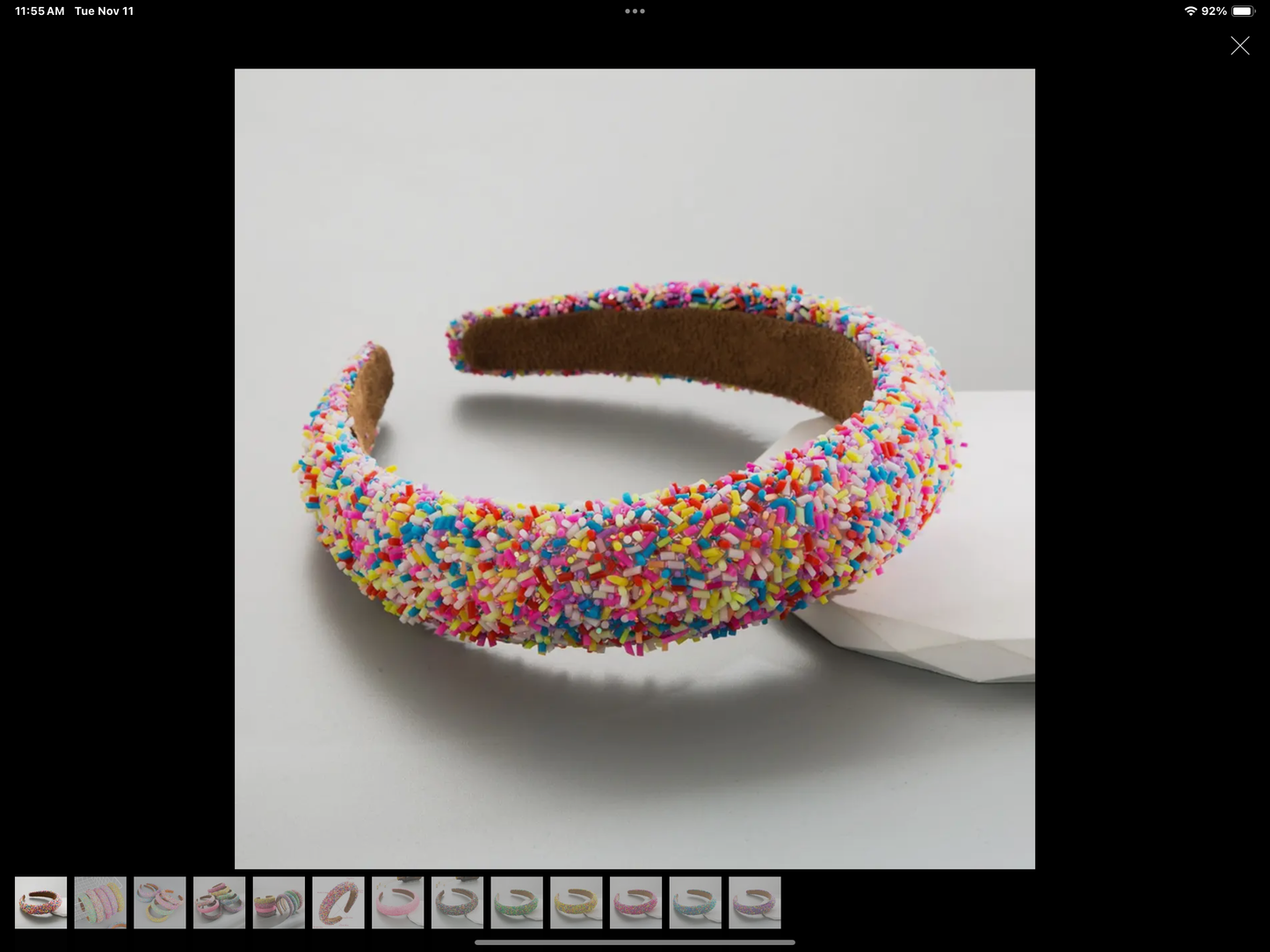 Headband Ice Cream Cake