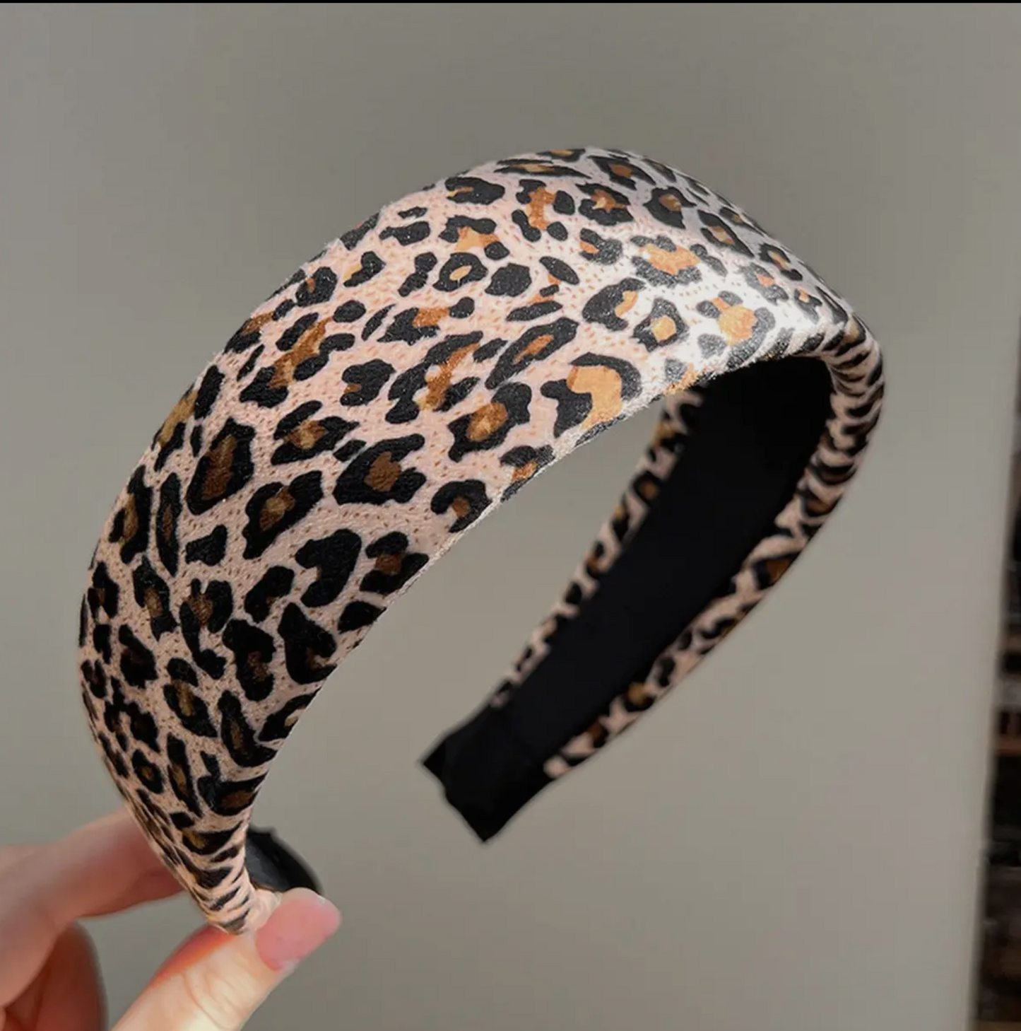 Headband Leopard Padded