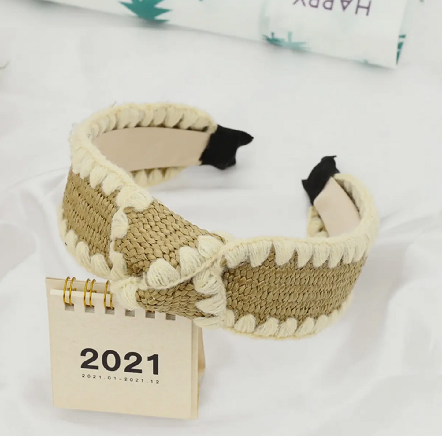 Headband Raffia Simple