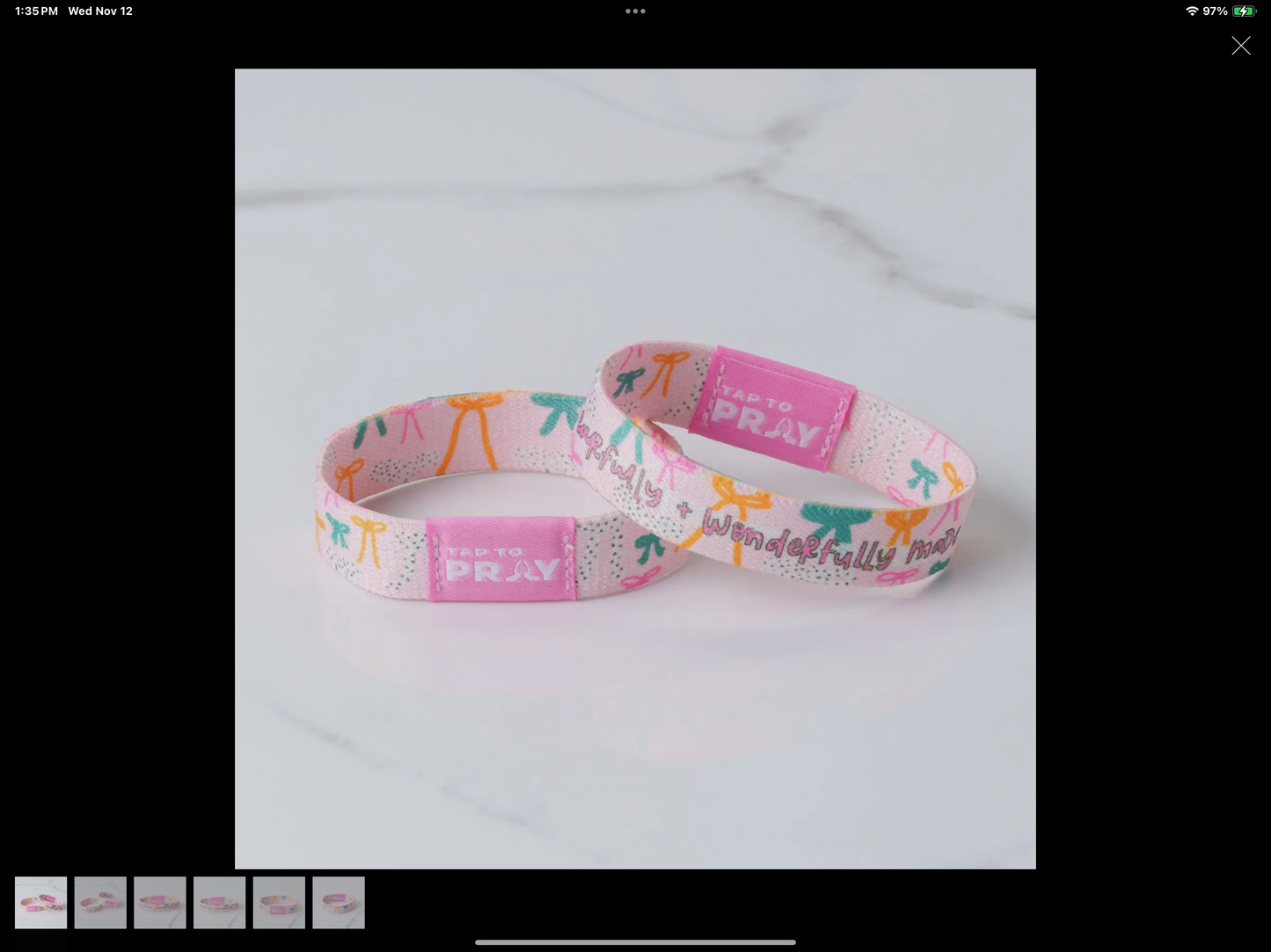 Versible Tap to Pray Wristband