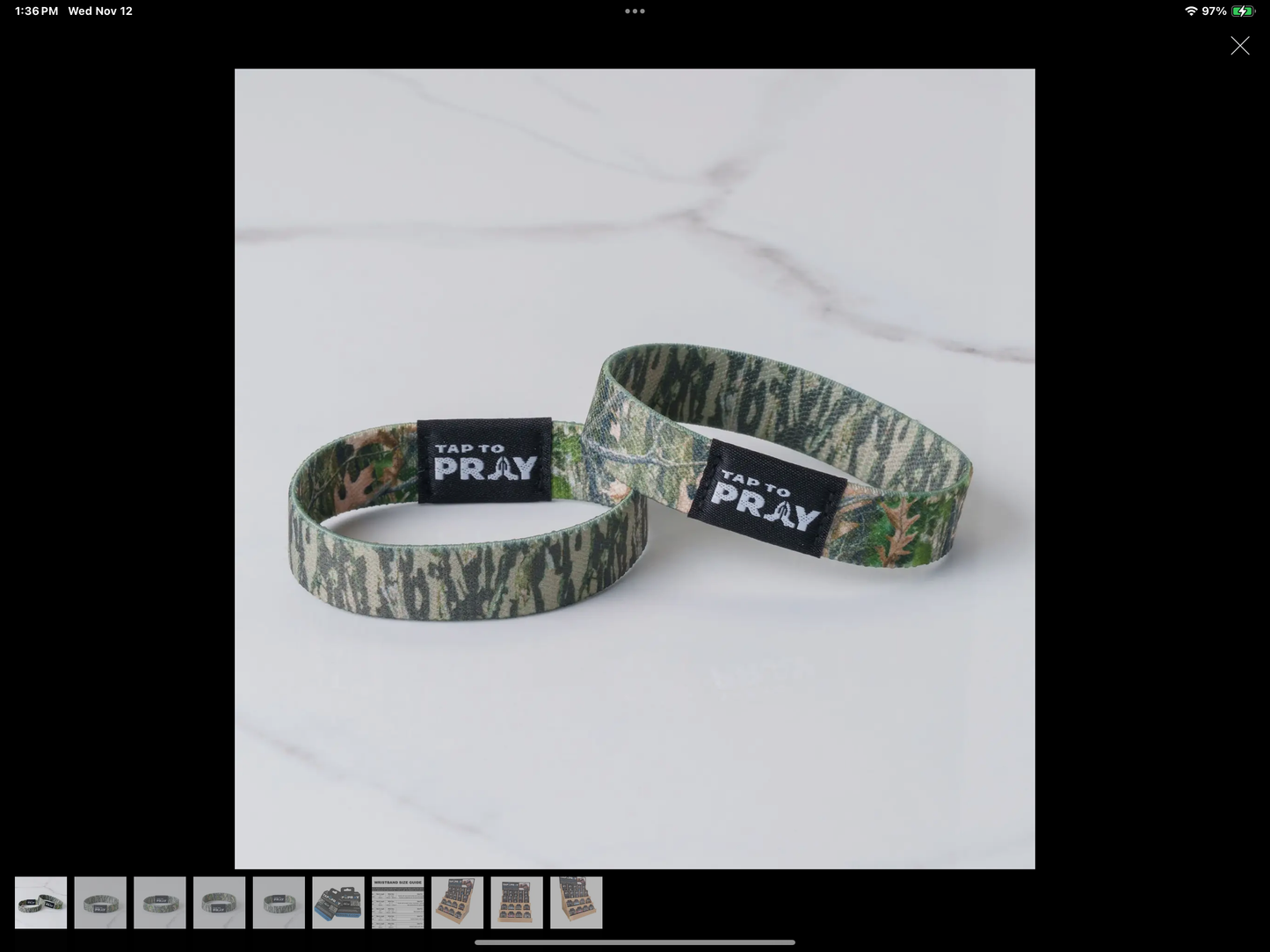 Versible Tap to Pray Wristband