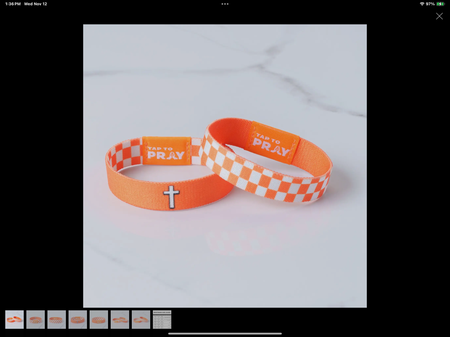Versible Tap to Pray Wristband
