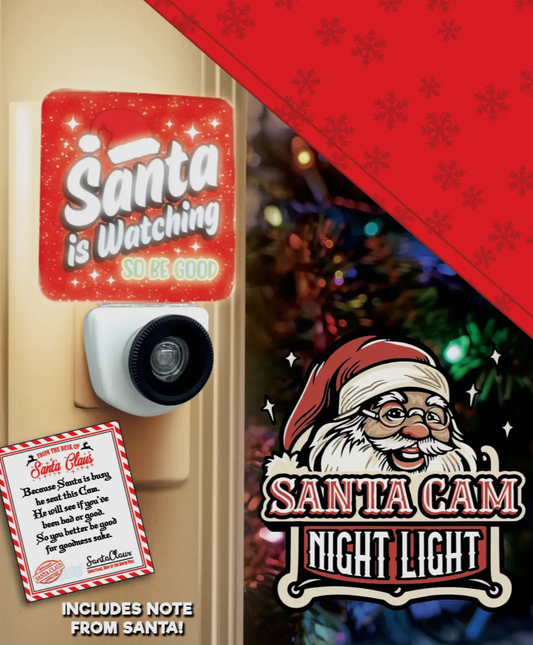 Christmas Santa and Elf Cam and Nite Light