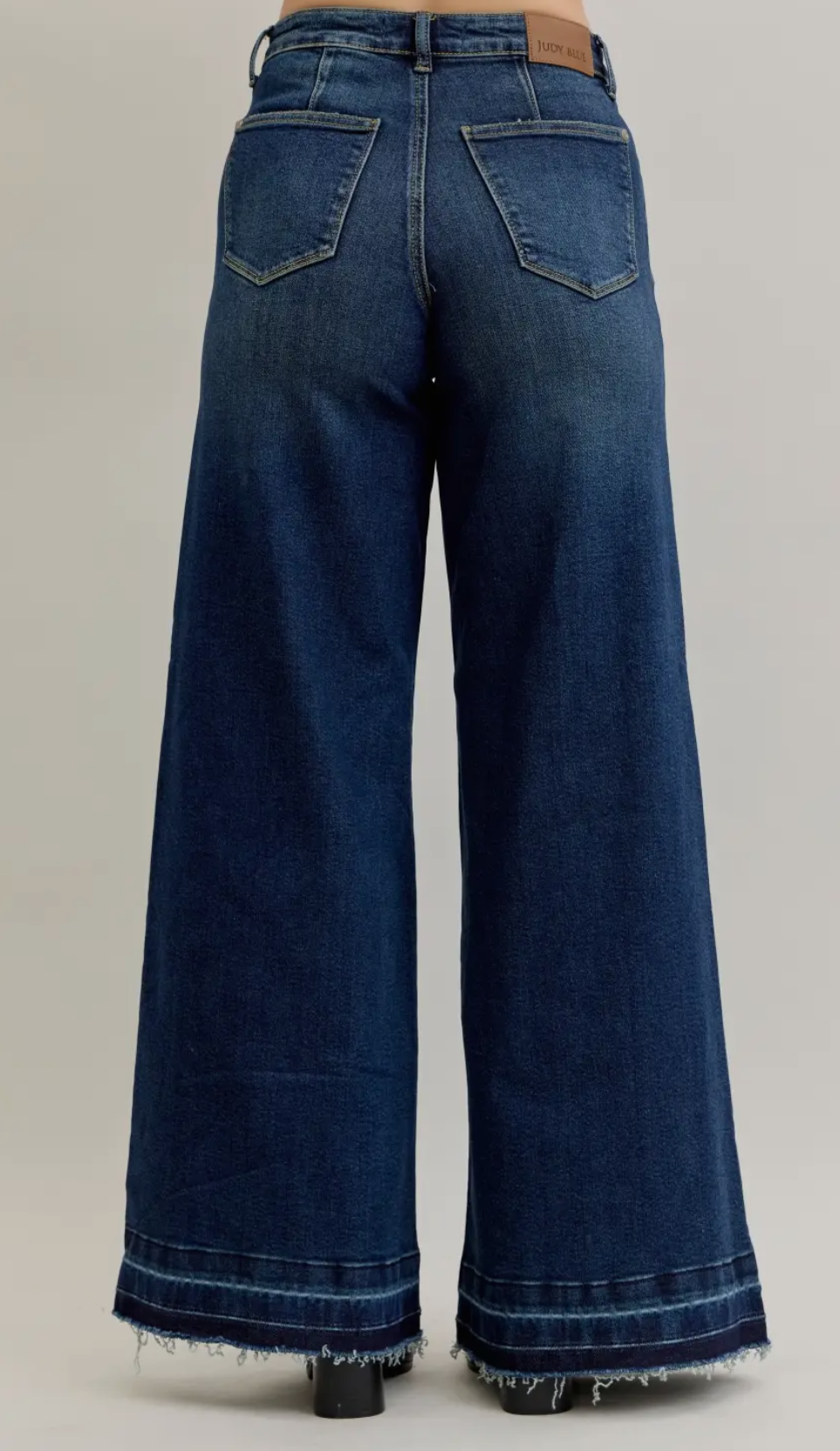 Judy Blues High Waisted Front Pocket Palazzo