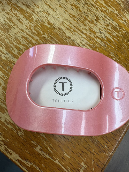 Teletie Round Flat Hair Clip Large