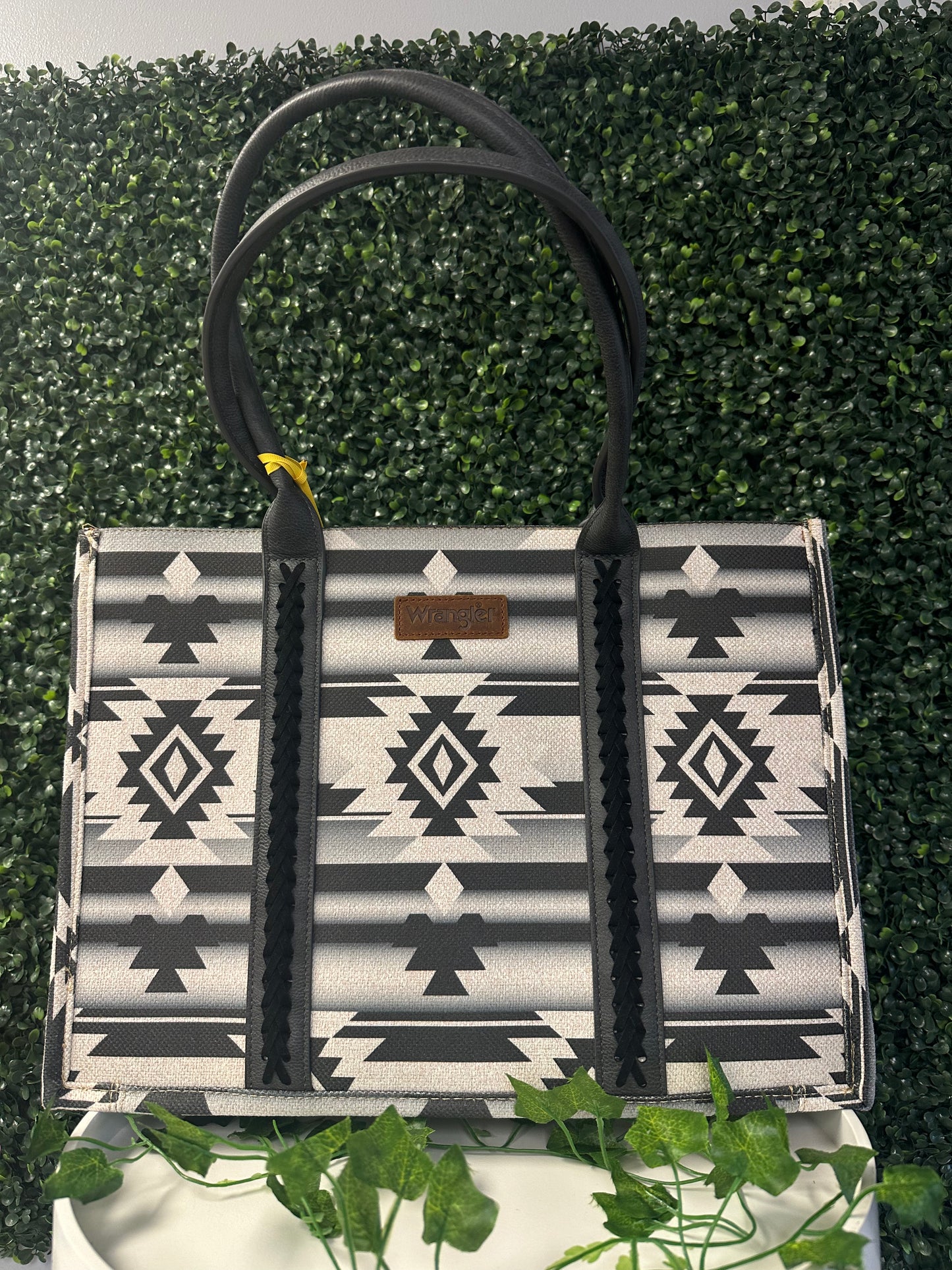 Wrangler Black Aztec Tote