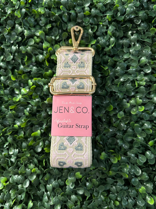 Jen and Co Adjustable Guitar Strap LPK.GN