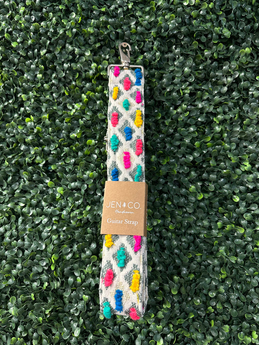 Jen and Co Adjustable Guitar Strap Multi